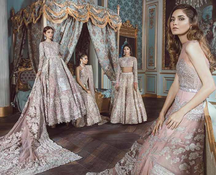 Latest Pakistani Engagement dresses for brides in 2018