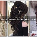 Latest Pakistani engagement hairstyles for brides