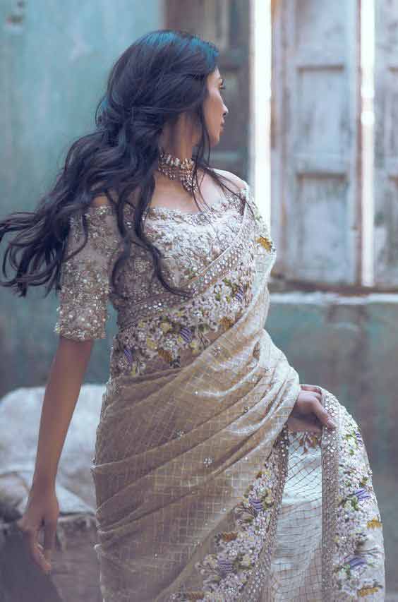 Pakistani bridal saree designs for weddings