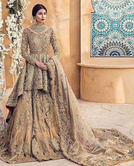 frock lehenga design