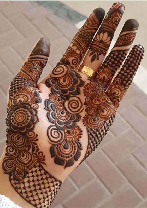 Full hand mehndi designs for bridals