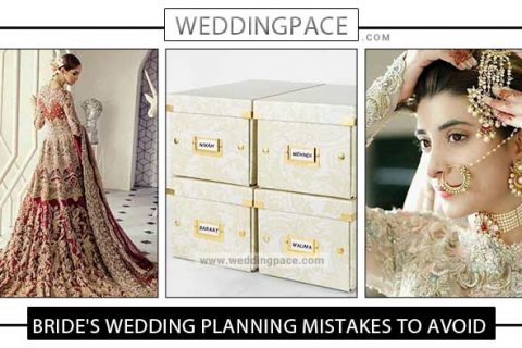 Pakistani bridal wedding planning mistakes to avoid