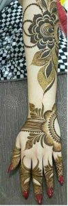 Engagement mehndi designs for back hand and arm