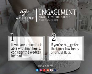 Pakistani engagement shoes tips for bridals